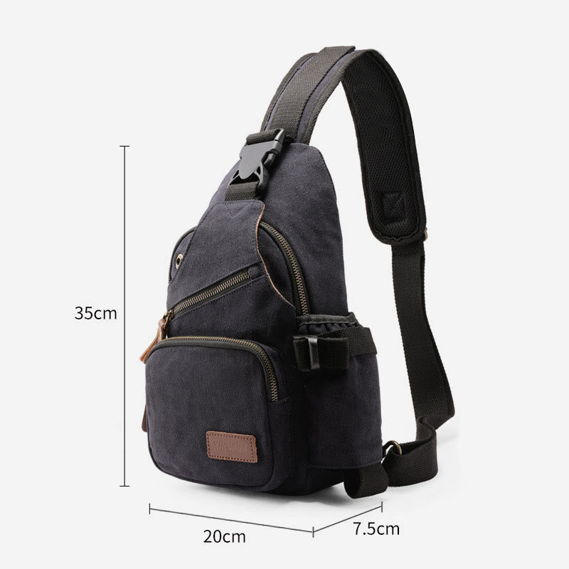 Sling Bag For Men Casual Travel Outdoor Hiking Crossbody Daypack