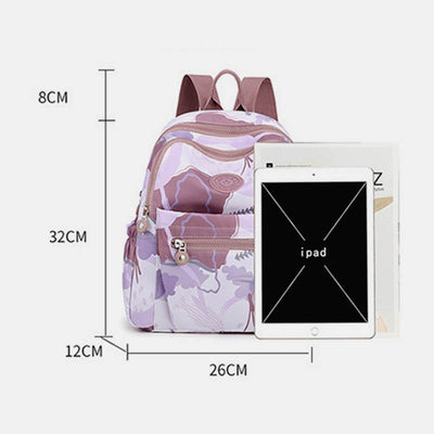 Women Backpack Purse Ladies Waterproof Print Colorful Backpack Travel Daypacks