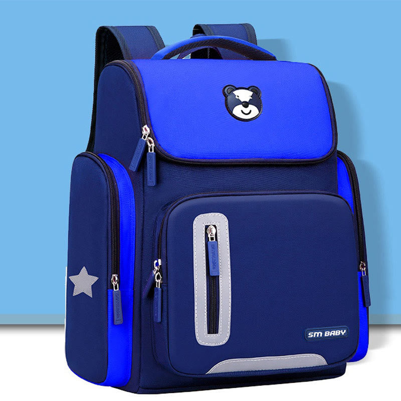 Backpack For Children Load Relief Breathable Reflective Design School Bag