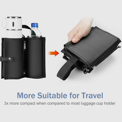 Water Bottle Carrying Case For Travel Portable Beverage Suitcase Cup