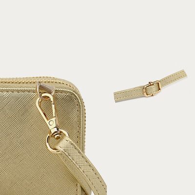 Vegan Leather RFID Blocking Phone Purse for Women Multi-Slot Crossbody Bag