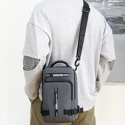 Sling Chest Bag for Men Backpack Casual Daypack with Crossbody Strap