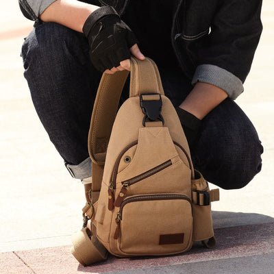 Sling Bag For Men Casual Travel Outdoor Hiking Crossbody Daypack