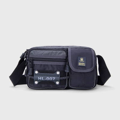Messenger Bag For Men Multi Pocket Lightweight Oxford Crossbody Bag