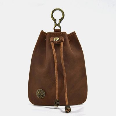 Wallet For Women Vintage Leather Mini Shopping Coin Purse Bag