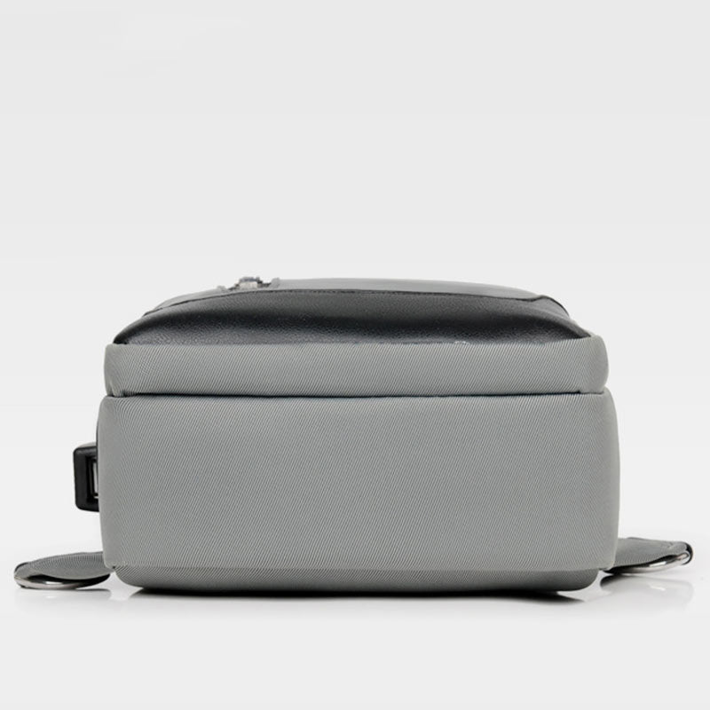 USB Charging Waterproof Sling Bag