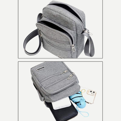 Crossbody Bag for Men Travel Passport Cellphone Wallet Bag Small Pouch