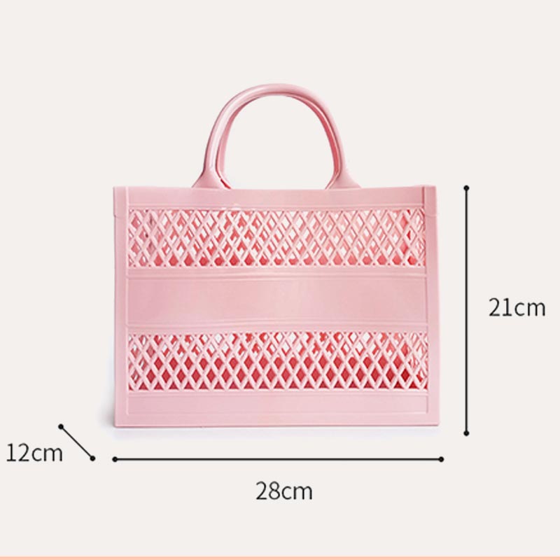 Large Capacity PVC Beach Bag Tote Handbag for Storage Holiday