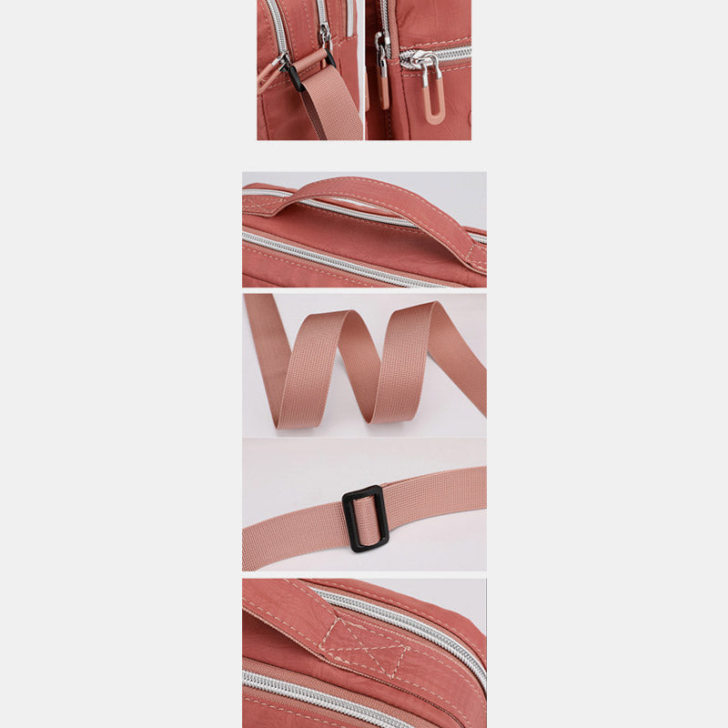 Lightweight Handbag Crossbody Purse Multi Pocket Travel Work Shoulder Messenger Bag
