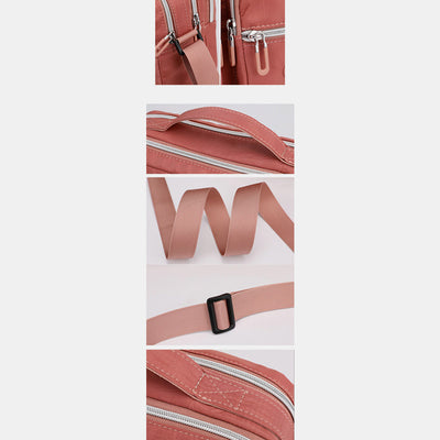 Lightweight Handbag Crossbody Purse Multi Pocket Travel Work Shoulder Messenger Bag
