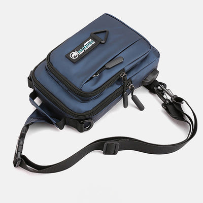 Practical Crossbody Sling Bag For Men Waterproof Travel Satchel Purse