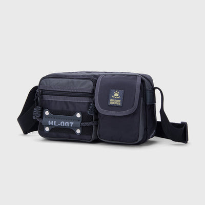 Messenger Bag For Men Multi Pocket Lightweight Oxford Crossbody Bag
