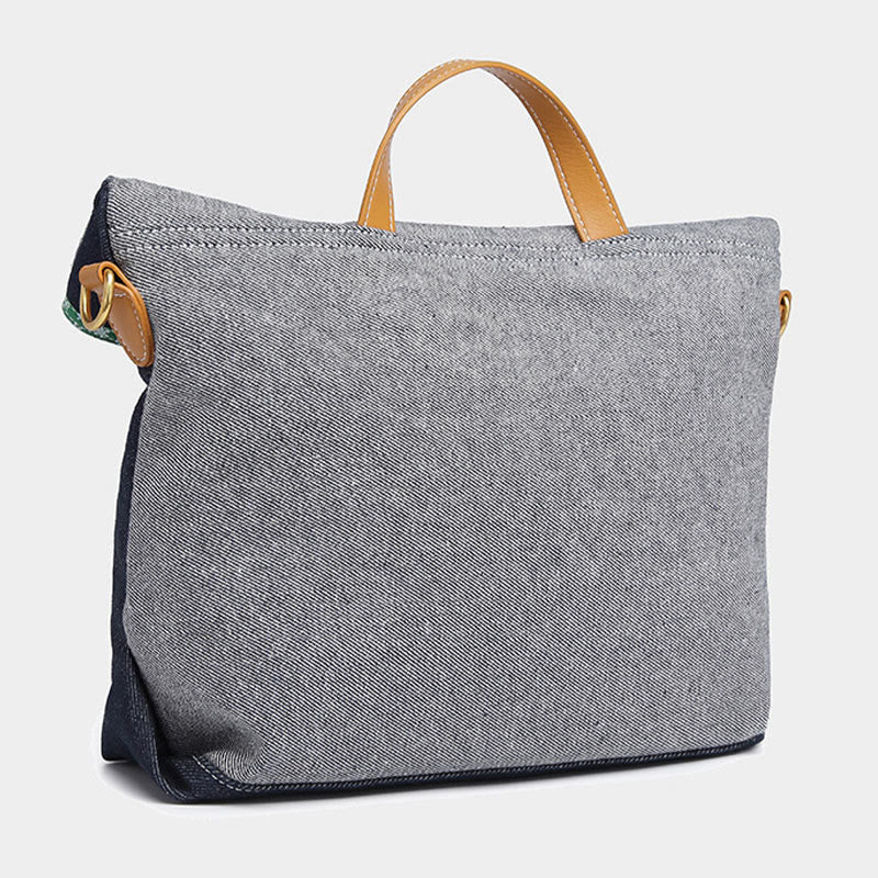 2Pcs Denim Handbag Set Fashion Crossbody Bag Set for Women - image 10