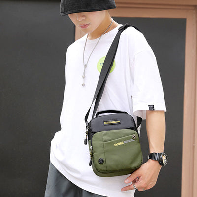 Crossbody Bag For Men Casual Daily Commute Waterproof Nylon Bag