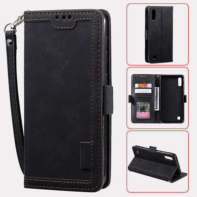 Vintage Color Stitching Phone Case For Samsung Protective Cover