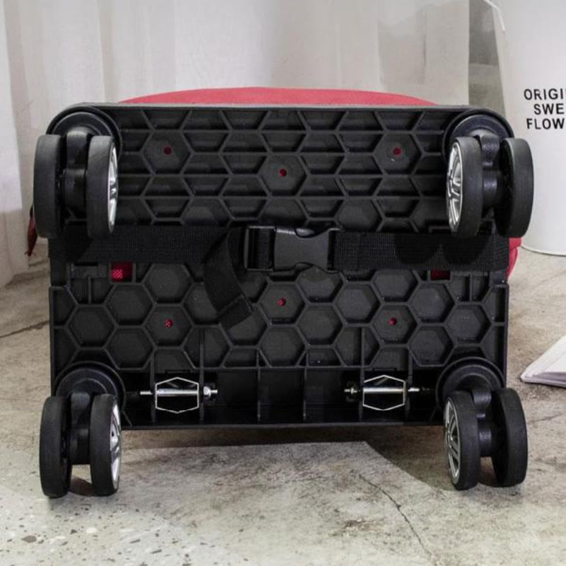 Multifunctional Portable Trolley For Women Detachable Folding Wheel Tote