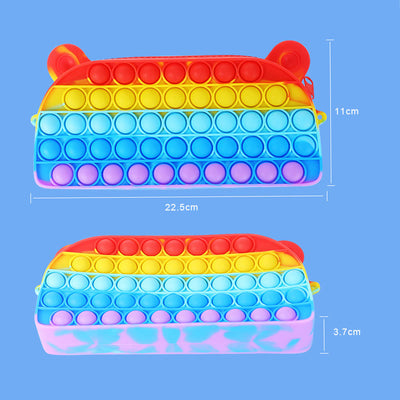 Cute Sling Bag For Kids Silica Gel Adjustable Crossbody Bag