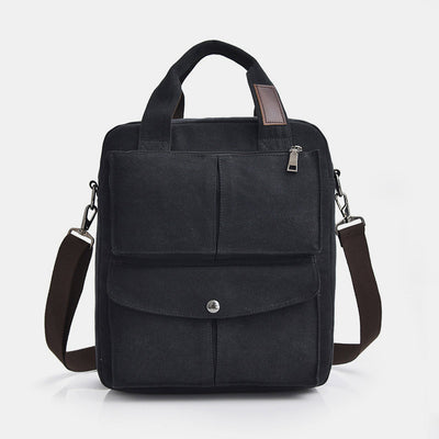 Multi-Carry Large Capacity Canvas Messenger Bag Handbag