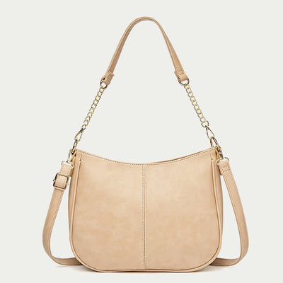 Shoulder Bag For Women Double Strape Elegant PU Leather Bag