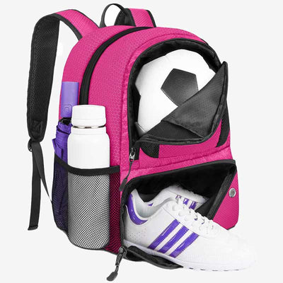 Large Basketball Backpack Individual Ball Compartment Outdoor Sports Training Bag