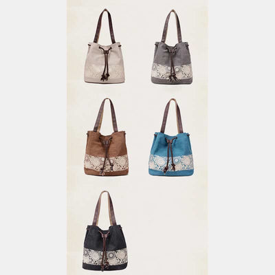Shoulder Bag for Women Casual Large Capacity Printing Shopping Handbag