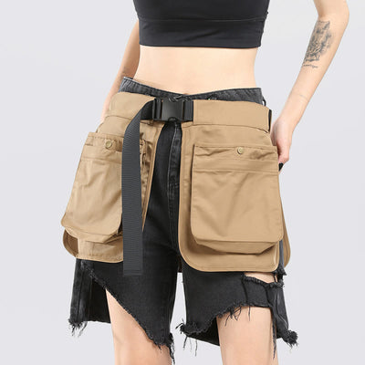 Retro Waist Bag for Women Men Functional Tool Waist Bag Apron
