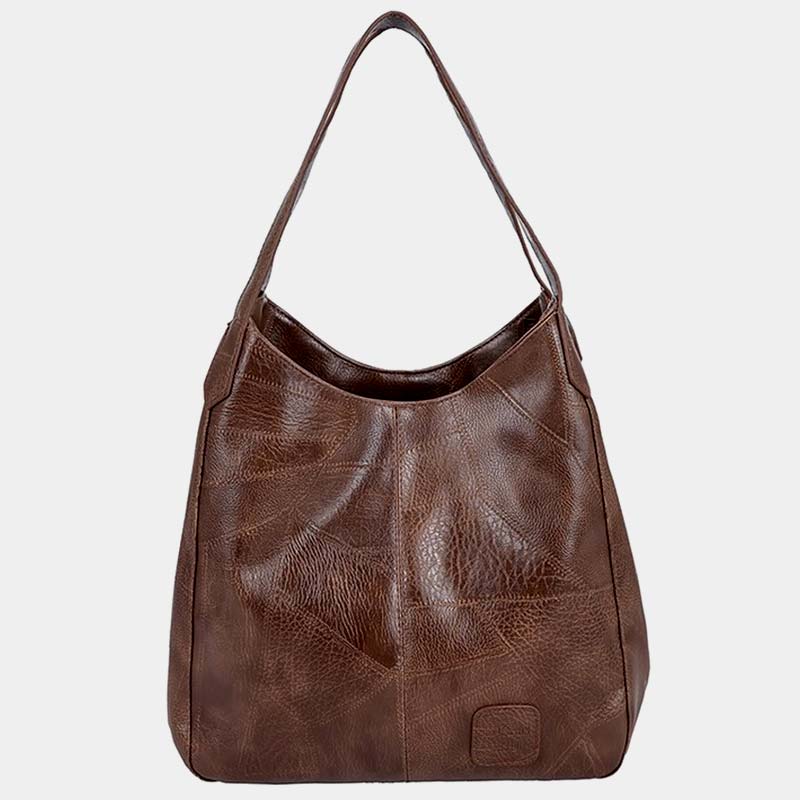 Large Capacity Simply Fashion Shoulder Bag Triple Layer Hobo Bag
