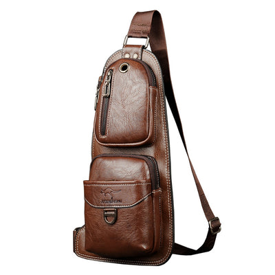 Sling Bag Backpack for Men Crossbody Chest Bag Daypack Outdoor Travel - image 1
