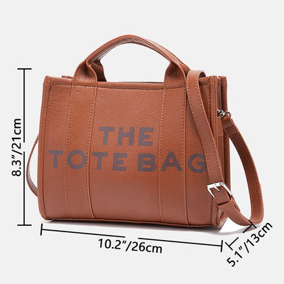 Tote Bag For Women Pu Leather Large Capacity Casual Handbag