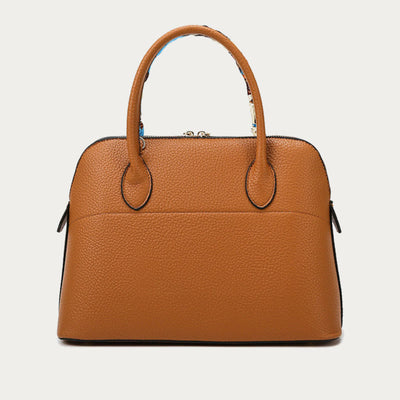 Top-Handle Bag For Women Vintage Thin Silk Scarf Handle