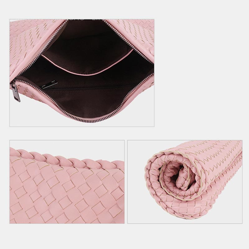 Shoulder Bag For Women Solid Color Large Capacity Minimalist Casual Handbag