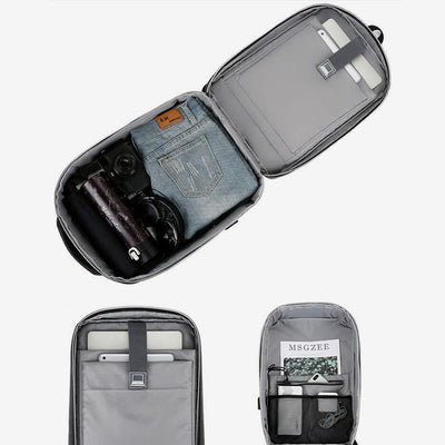 Water Resistant Backpack For Men Durable College School Computer Bag