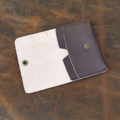 Clamshell Wallet For Family Engraving Leather Purse Birthday Gift