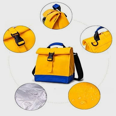 Cooler Bag For Women Outing Insulated Oxford Crossbody Lunch Bag