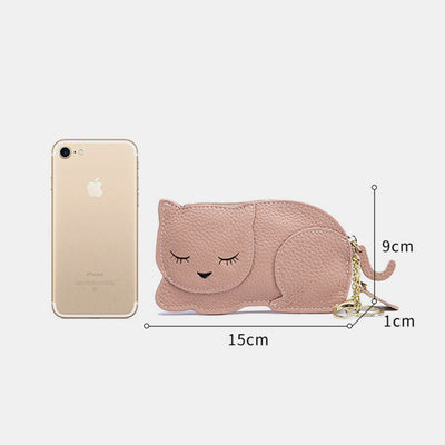 Cute Cat Slim Coin Purse