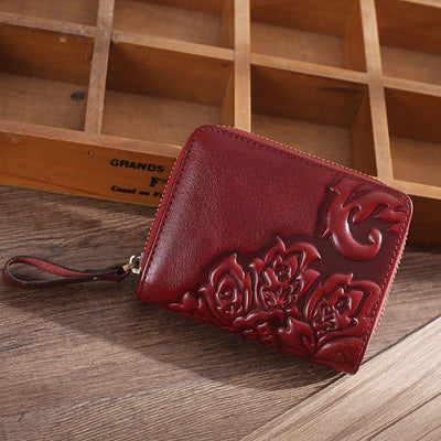 Multifunctional Retro Genuine Leather Coin Purse