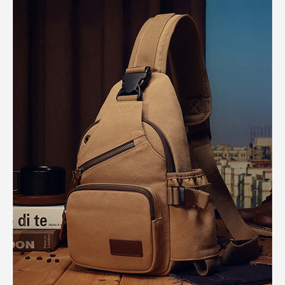 Sling Bag For Men Casual Travel Outdoor Hiking Crossbody Daypack