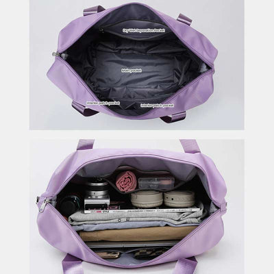 Super Large Capacity Waterproof Expandable Travel Handbag Expanding Two Layers