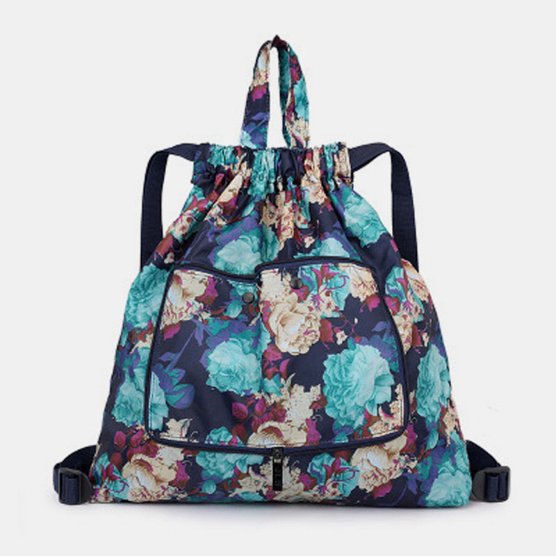 Multifunctional Foldable Backpack With Lanyard