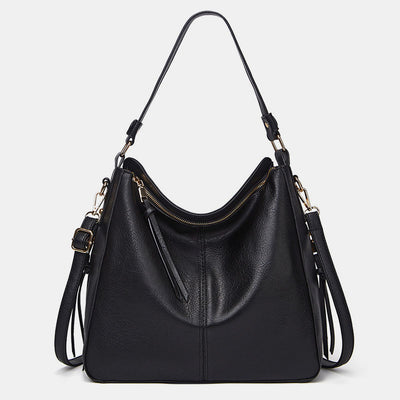 Solid Color Vintage Large Tote