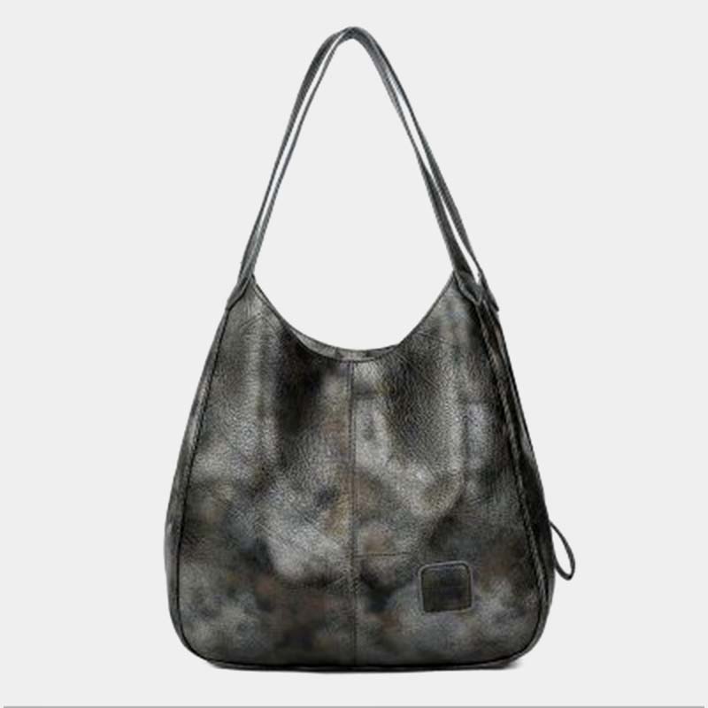 Large Capacity Simply Fashion Shoulder Bag Triple Layer Hobo Bag