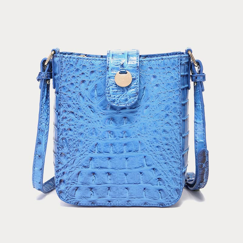 Crossbody Bag For Women Retro Crocodile Pattern Phone Bag