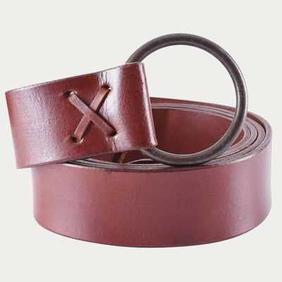 Medieval Sabre Belt Viking Knight Celtic Ring Leather Holster