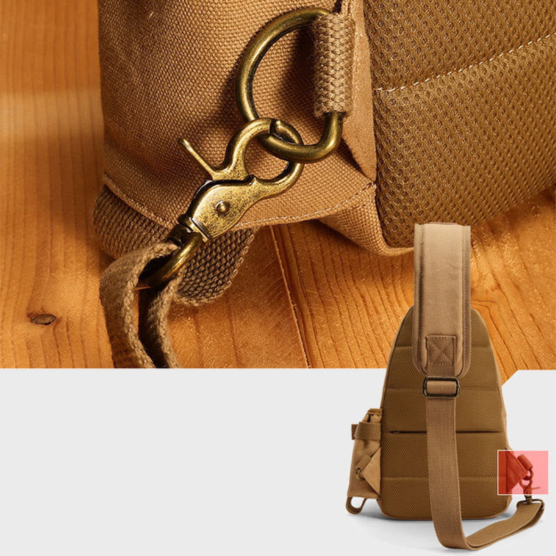 Sling Bag For Men Casual Travel Outdoor Hiking Crossbody Daypack