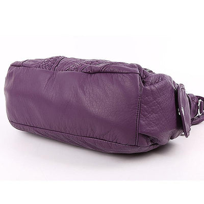 Women's Solid Color Hobo Bag