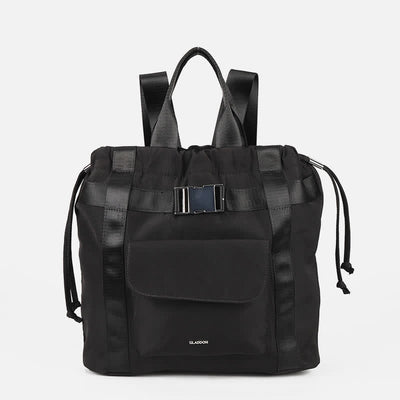 Lightweight Nylon Drawstring Backpack Tote Travel Daypack