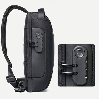 Waterproof Anti-theft Large Capacity Sling Bag With Comfortable Handy