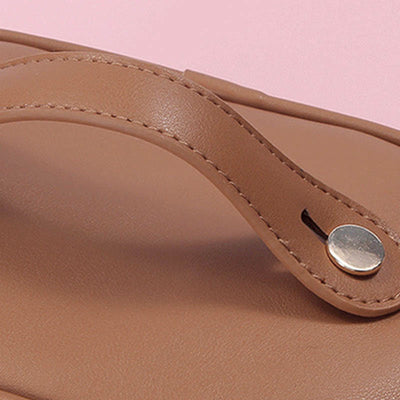 Minimalist Storage Bag Womens Travel Portable Leather Makeup Bag