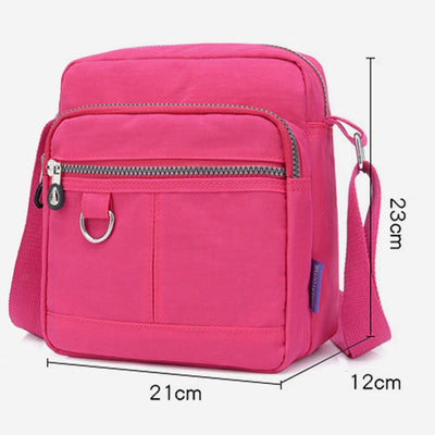 Multi Pocket Crossbody Bag Purse Ladies  Casual Travel Shoulder Handbag