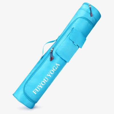 Waterproof Full Zip Yoga Mat Bag Carrier with Adjustable Strap Storage Pocket